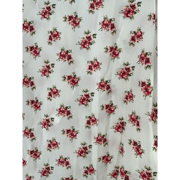 Pleione Blouse Womens Plus Size 3X Short Sleeve Floral Print Faux Wrap Neckline - Picture 8 of 12